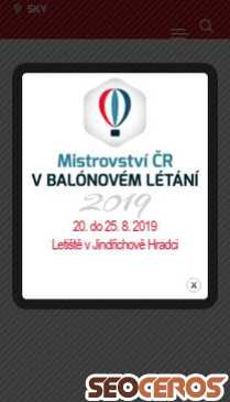 skyballoon.cz mobil förhandsvisning