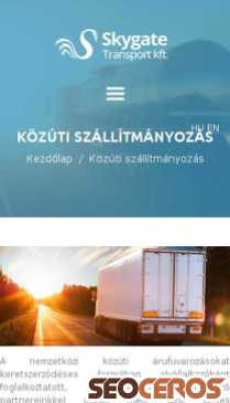 skygate.hu/kozuti-szallitmanyozas mobil anteprima