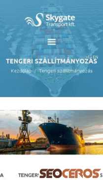 skygate.hu/tengeri-szallitmanyozas mobil Vorschau