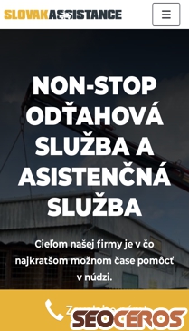 slovakassistance.sk mobil előnézeti kép