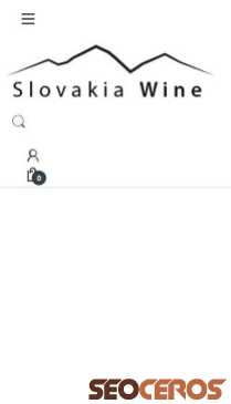 slovakiawine.eu mobil vista previa