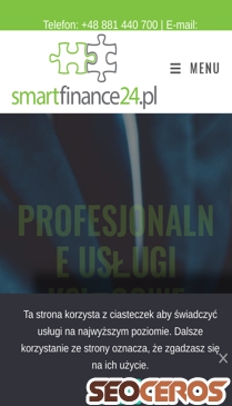 smartfinance24.pl mobil förhandsvisning