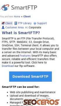 smartftp.com mobil előnézeti kép
