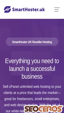 smarthoster.uk mobil náhled obrázku