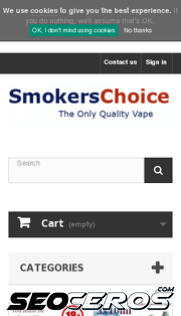 smokerschoice.co.uk mobil preview