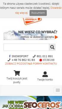 snowsport.pl mobil previzualizare