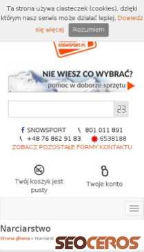 snowsport.pl/narciarstwo-k385.html mobil previzualizare