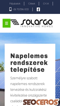 solargo.hu mobil előnézeti kép