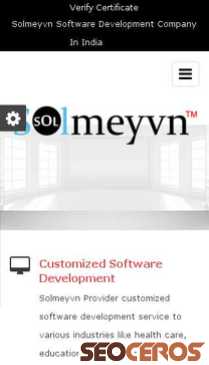 solmeyvn.com mobil preview