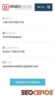 specialisszallitas.hu/nemzetkozi-koltoztetes mobil Vorschau