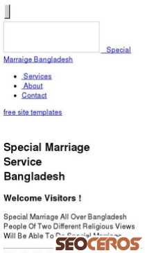 specialmarriage.mobirisesite.com mobil náhľad obrázku
