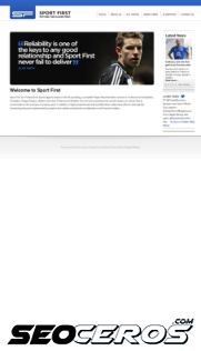 sportfirst.co.uk mobil előnézeti kép