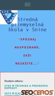 spssnina.sk mobil előnézeti kép