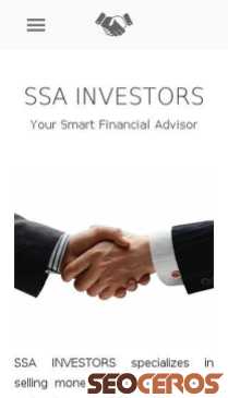ssainvestors.com mobil előnézeti kép