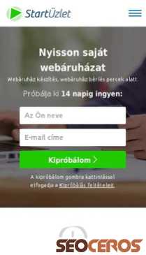 startuzlet.hu mobil prikaz slike