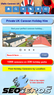 static-caravan.co.uk mobil náhled obrázku