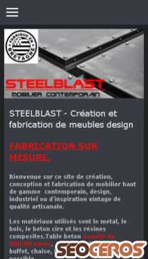 steelblast.fr mobil Vista previa