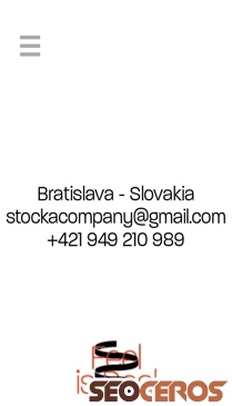 stocka.webcodestudio.sk/contact mobil previzualizare