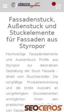 stuckleistenstyropor.de/fassadenstuck.html mobil Vorschau