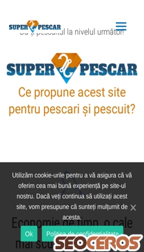 superpescar.ro mobil náhľad obrázku