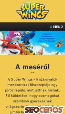 superwings.hu mobil previzualizare