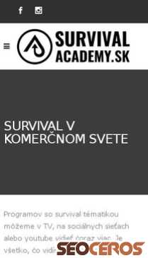 survivalacademy.sk/survival-v-komercnom-svete mobil előnézeti kép