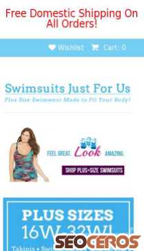 swimsuitsjustforus.com mobil előnézeti kép