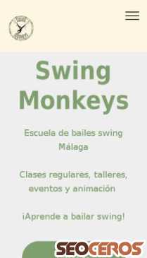 swingmonkeysmalaga.com mobil előnézeti kép