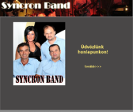 syncronband.hu mobil előnézeti kép