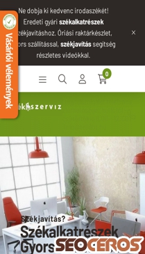 szekszerviz.hu mobil Vista previa