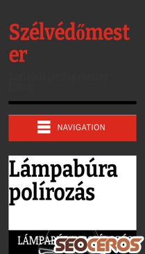 szelvedomester.hu/lampabura-polirozas mobil previzualizare