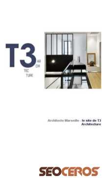 t3architecture.fr mobil preview