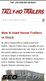 tallyhotrailers.co.uk mobil preview