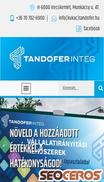 tandofer.hu mobil előnézeti kép