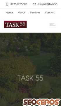 task55services.co.uk mobil preview