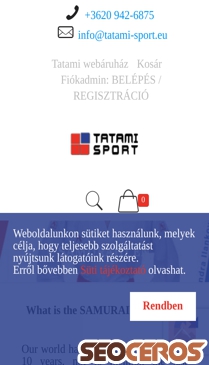 tatami-sport.eu/samuraid mobil preview