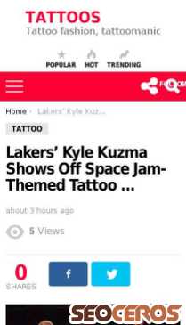 tattoomanic.com/lakers-kyle-kuzma-shows-off-space-jam-themed-tattoo mobil förhandsvisning