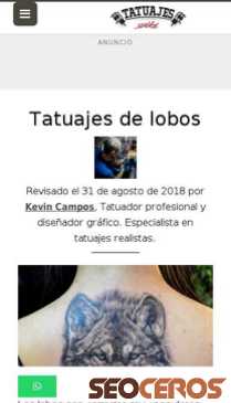 tatuajes.wiki/lobos mobil anteprima