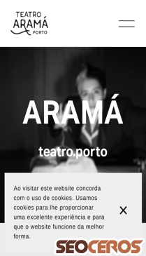 teatroarama.com mobil Vista previa