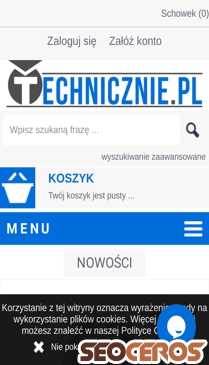 technicznie.pl mobil vista previa