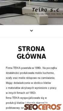 teika.pl mobil Vista previa