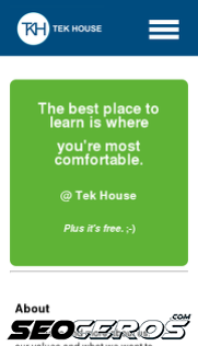 tek-house.co.uk mobil anteprima