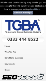 tgba.co.uk mobil preview
