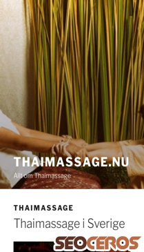 thaimassage.nu mobil preview