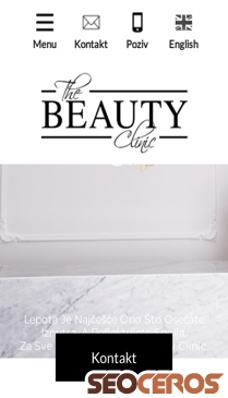 thebeautyclinic.rs mobil anteprima