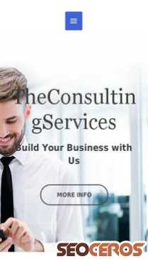 theconsultingservices.com mobil preview