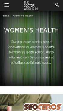 thedoctorweighsin.com/category/womens-health mobil előnézeti kép