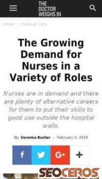 thedoctorweighsin.com/demand-for-nurses mobil preview