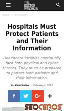 thedoctorweighsin.com/hospitals-protect-patients-information mobil प्रीव्यू 