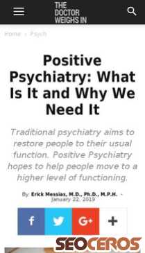 thedoctorweighsin.com/positive-psychiatry mobil előnézeti kép
